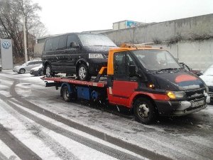 Эвакуация микроавтобуса