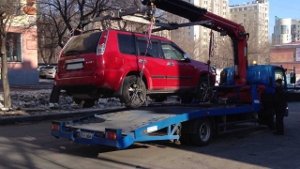 Эвакуация джипа